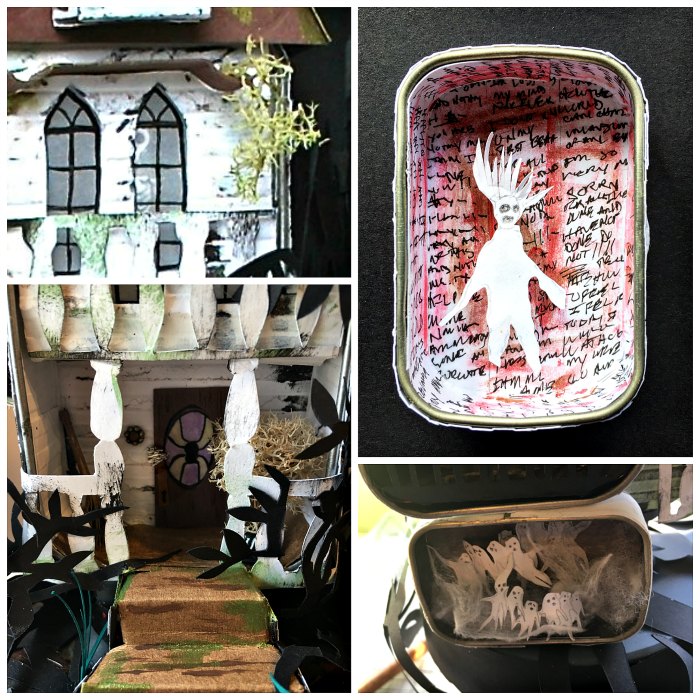 hauntedhouse collage